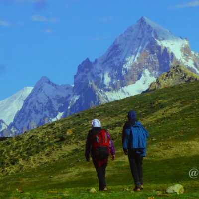 our members are walking toward cmp site at Shimshal Pass